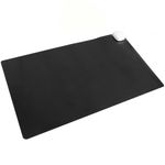 Alfombra y superficie térmica con calefacción para escritorio suelo y pies de 60 x 36 cm 85W negro - HP00200 - 01