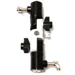 Rótula articulada para sujeción de paraguas o reflector y con espitas de 1/4" y 3/8" - EK02900 - 01