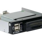 Lector tarjetas 3.5" extraible con Docking Station y 2 x USB - RDS 2000 - 02