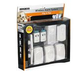 Sistema de alarma inalámbrica (9 piezas)  mandos, SIRENA de 100dB y Sensores movimiento - SW 3060 - 09