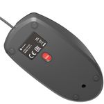 Ratón óptico Natec Ruff 2 1000DPI color negro NMY-1987 - NT24200 - 05