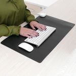 Alfombra y superficie térmica con calefacción para escritorio suelo y pies de 60 x 36 cm 85W negro - HP00200 - 04