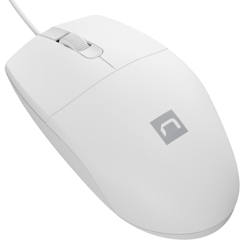 Ratón óptico Natec Ruff 2 1000DPI color blanco NMY-1988 - NT24300 - 01