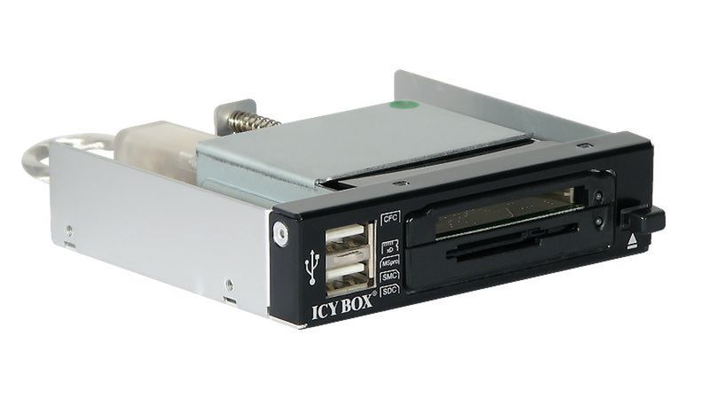 Lector tarjetas 3.5" extraible con Docking Station y 2 x USB - RDS 2000 - 01